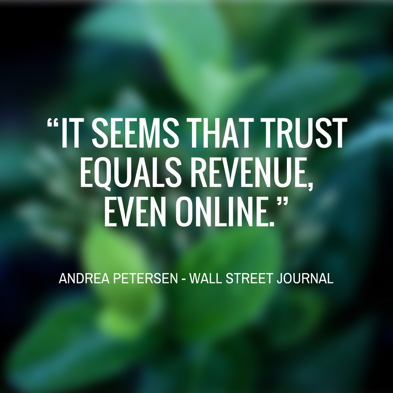 Andrea Peterson Trust Quote